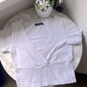 Brandy Melville John Galt white amara top